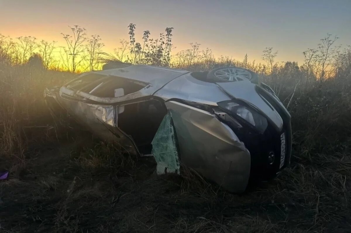    В Челябинской области в ДТП с перевертышем погиб водитель