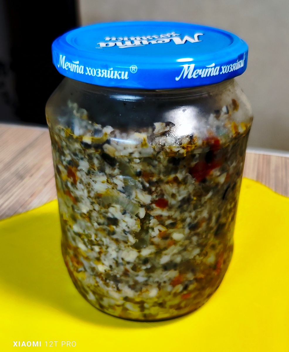 Икра грибная.