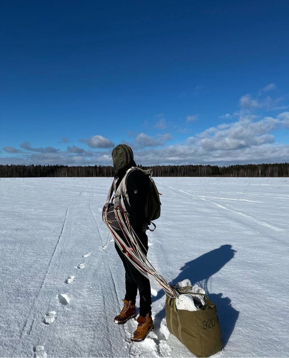 Это был мой 5ый самостоятельный прыжок на аэродроме Ватулино