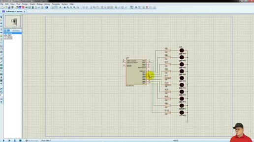 Программирование МК PIC. Урок 3. Бегущие огни narod stream