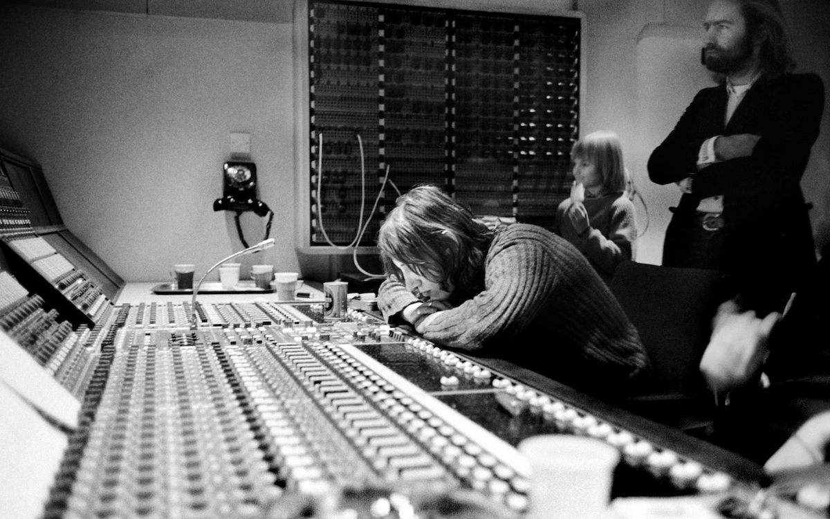Pink Floyd записывают альбом «Wish You Were Here» на Abbey Road 1975 © Архив Джил Фурмановски