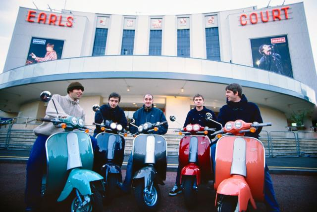 Oasis в Earls Court, сентябрь 1997