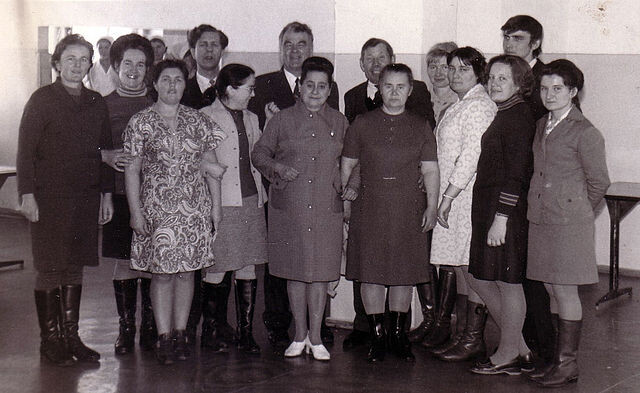 Год наверное 1977-79. Мои учителя. 