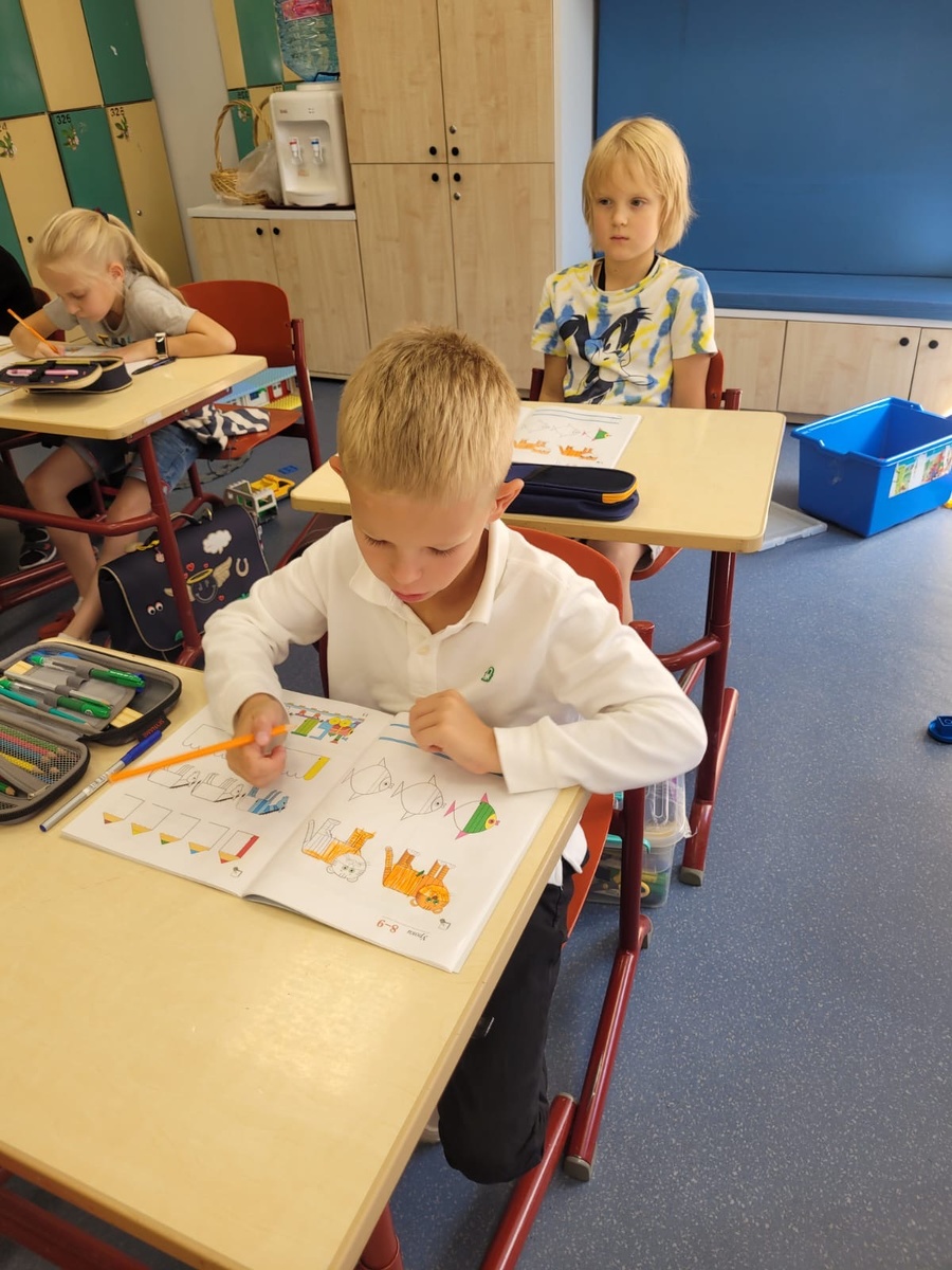 Егориус на уроке