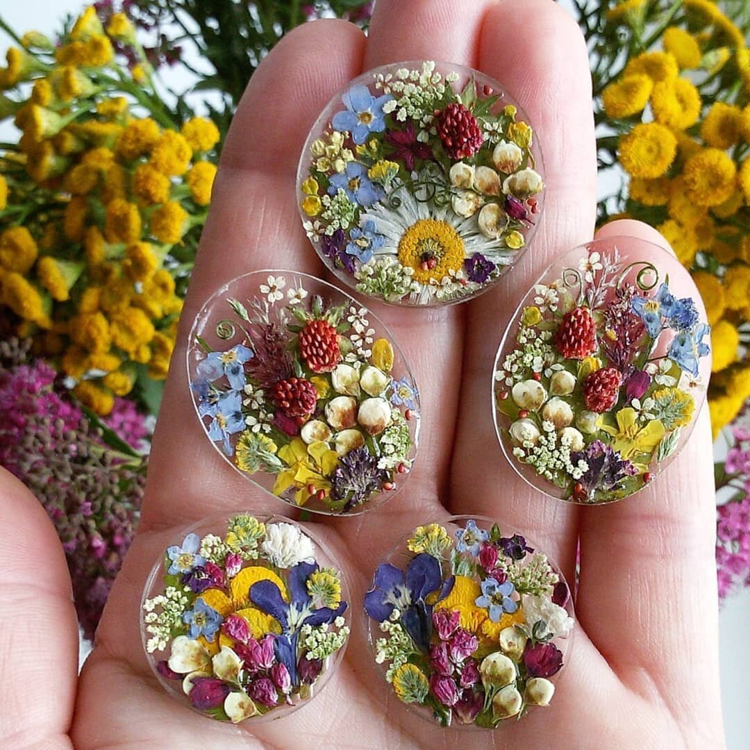 бижутерия из эпоксидной смолы