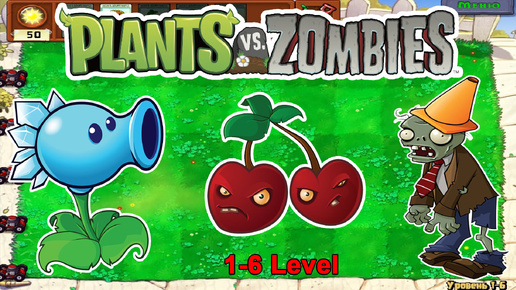 Растения против Зомби Версия для ПК| Прохождение игры| Plants vs Zombies Let's Play