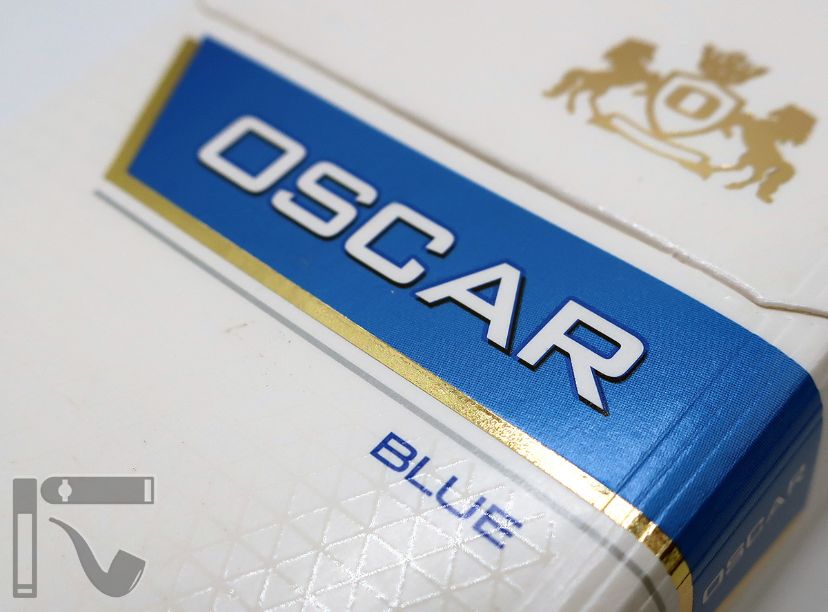 Сигареты Oscar Blue. Фото: © канал "Уголок Курильщика"