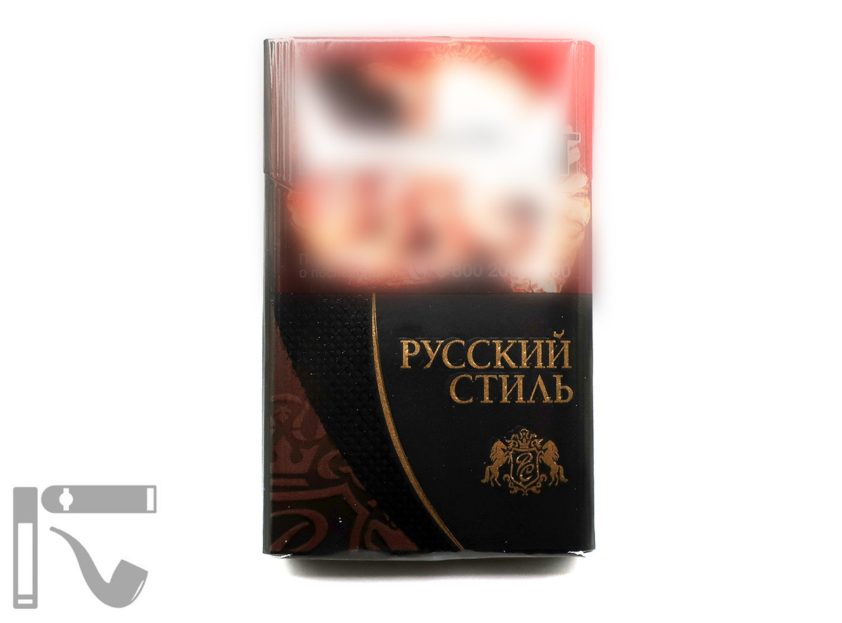 Дубль на сигареты "Русский Стиль Чёрный". Фото: © канал "Уголок Курильщика"