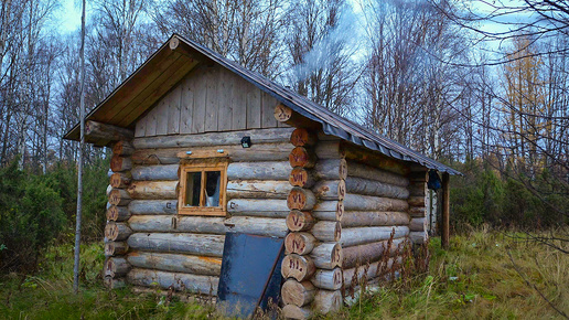 ЖАРЮ СТЕЙК ИЗ РЯБЧИКА. НОЧЬ В ИЗБЕ. ОХОТА НА БОРОВУЮ ДИЧЬ.