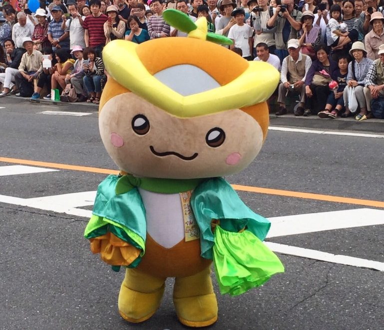 Tokoron - mascot of Tokorodzawa, pref. Saitama