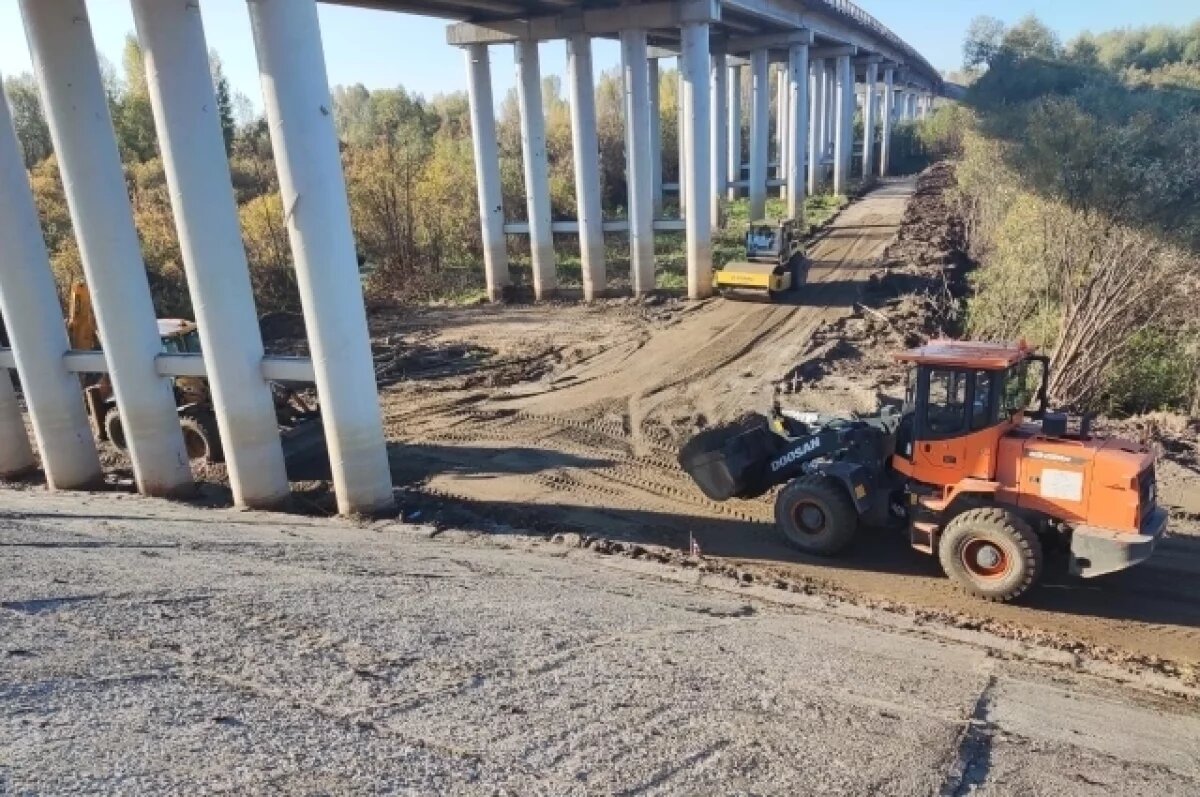    Реверсивное движение введут на мосту через Кию в Зырянском районе 7 октября