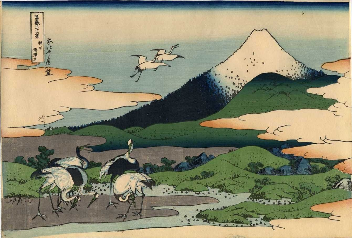 Кацуси́ка Хокуса́й (яп. 葛飾 北斎; 1760—1849). гравюра