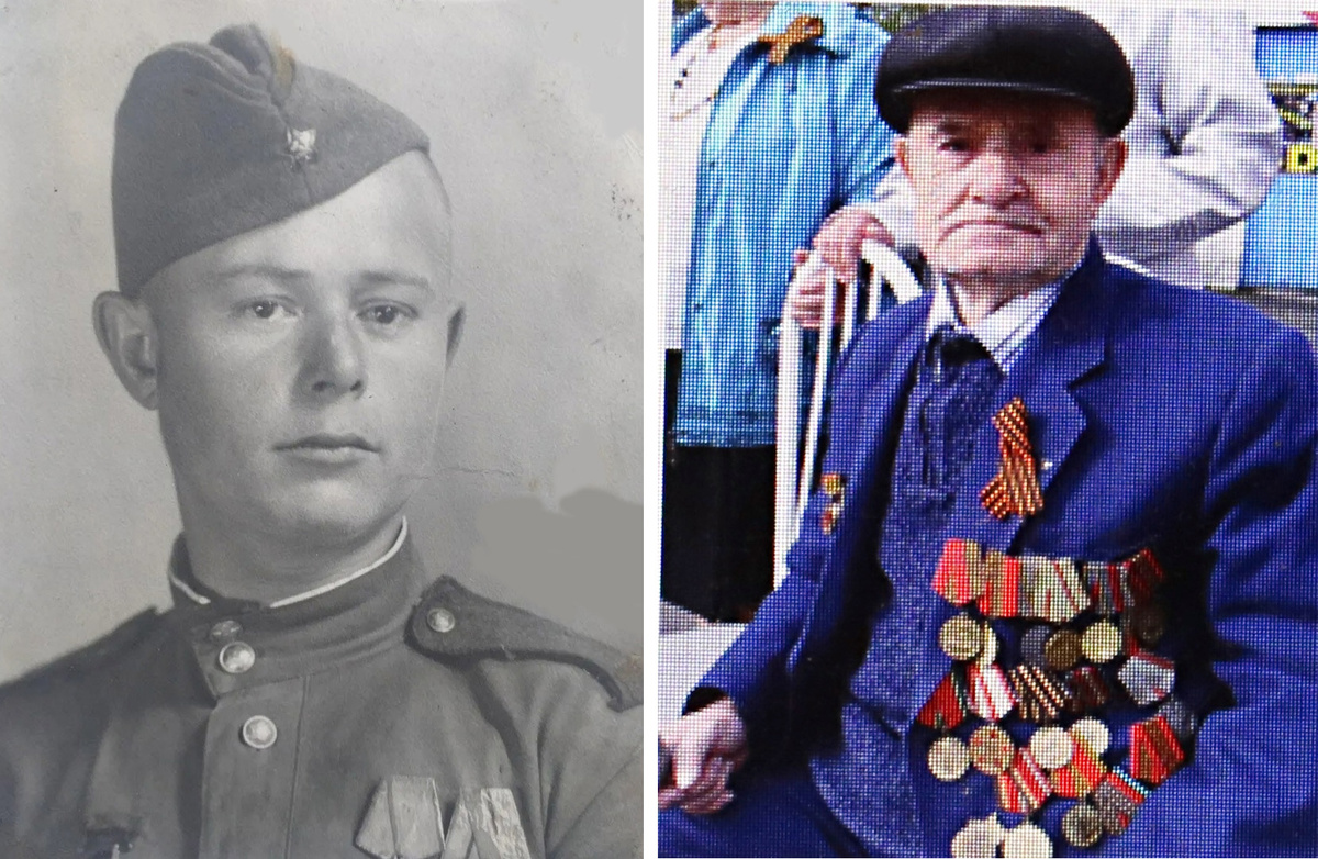 Иван Петрович Мельников в Германии 6 июля 1945 года и в костюме, который после войны надевал только в этот Великий праздник - 9 Мая!