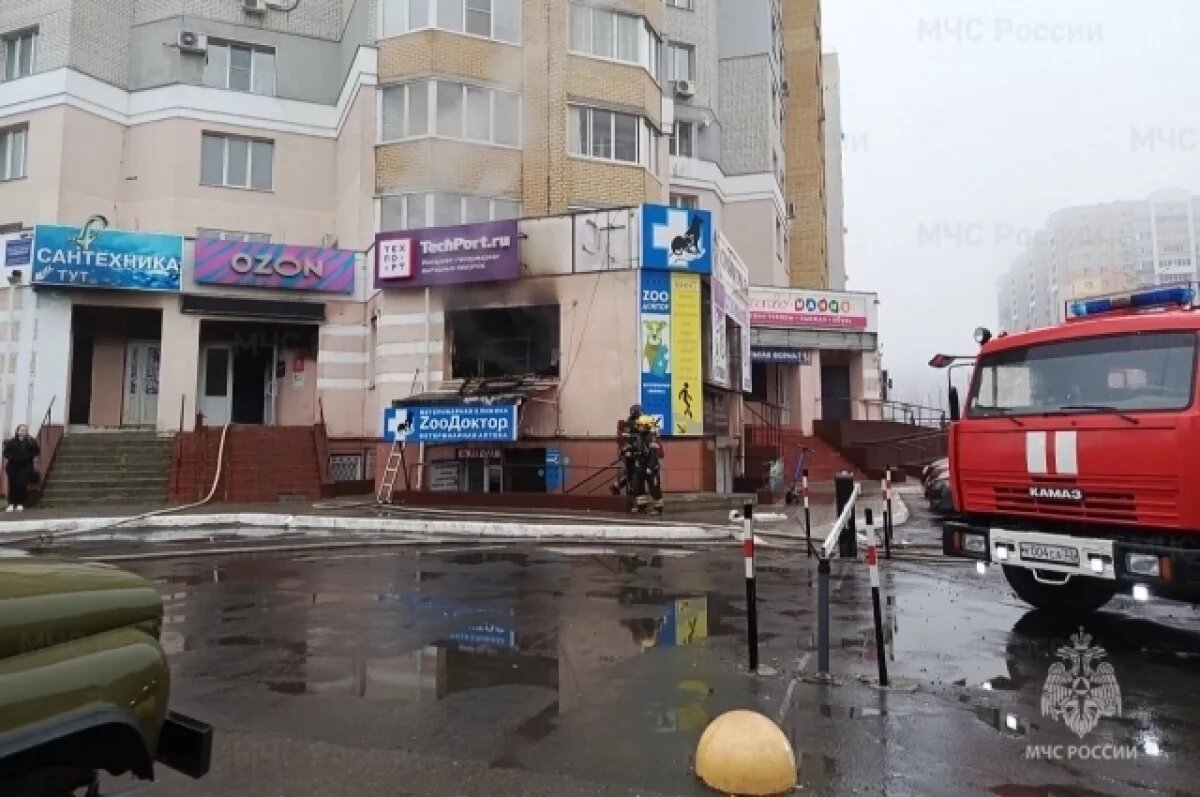    В Брянске выгорел пункт выдачи товаров маркетплейса на улице Костычева