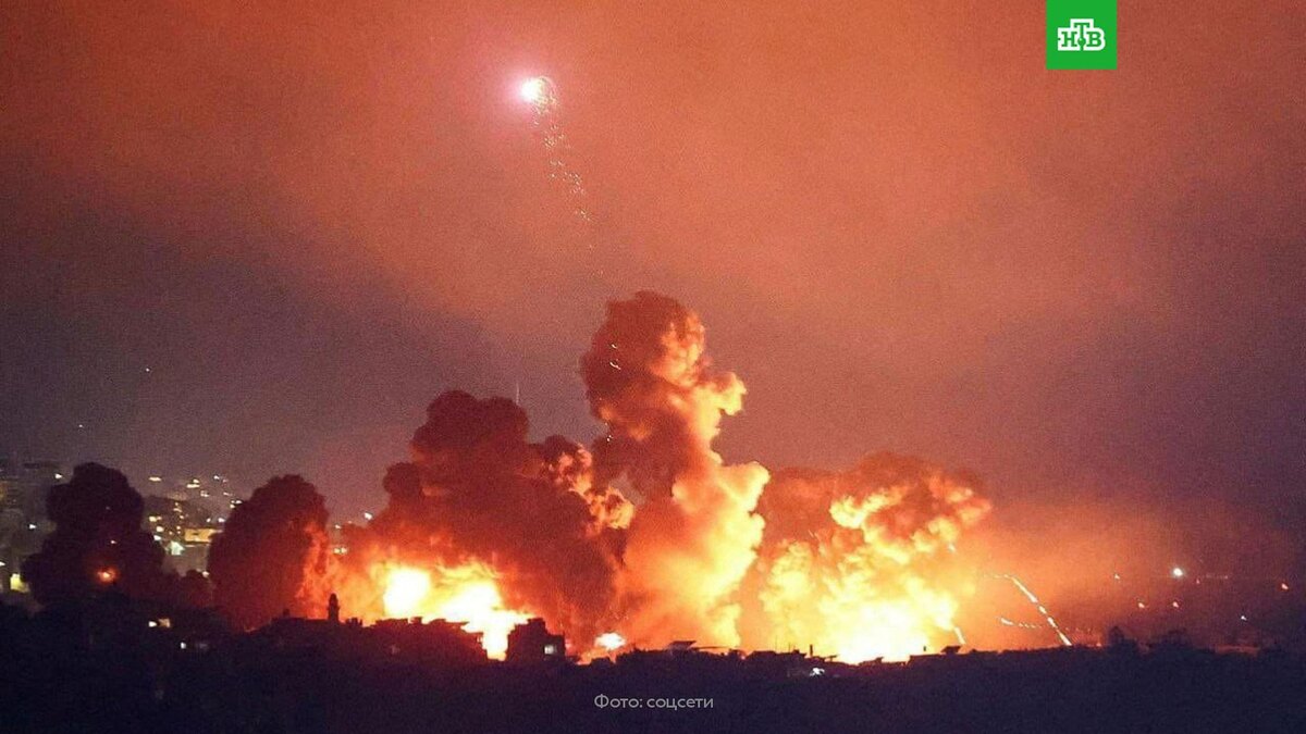    Израиль наносит удары по южному пригороду Бейрута