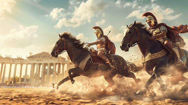 Эквус Октобер - праздник лошадиных скачек и жертвоприношения Марсу в древнем Риме.  