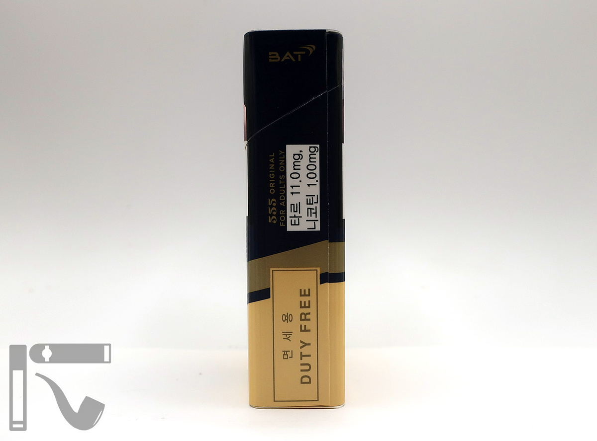 Сигареты 555 Original. Фото: © канал "Уголок Курильщика"