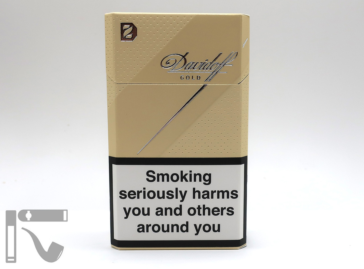 Немецкие сигареты Davidoff Gold. Фото: © канал "Уголок Курильщика"
