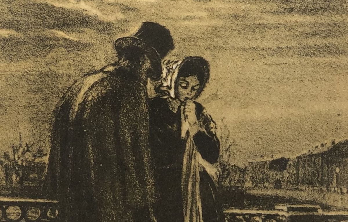 Иллюстрация к роману "Униженные и оскорблённые"