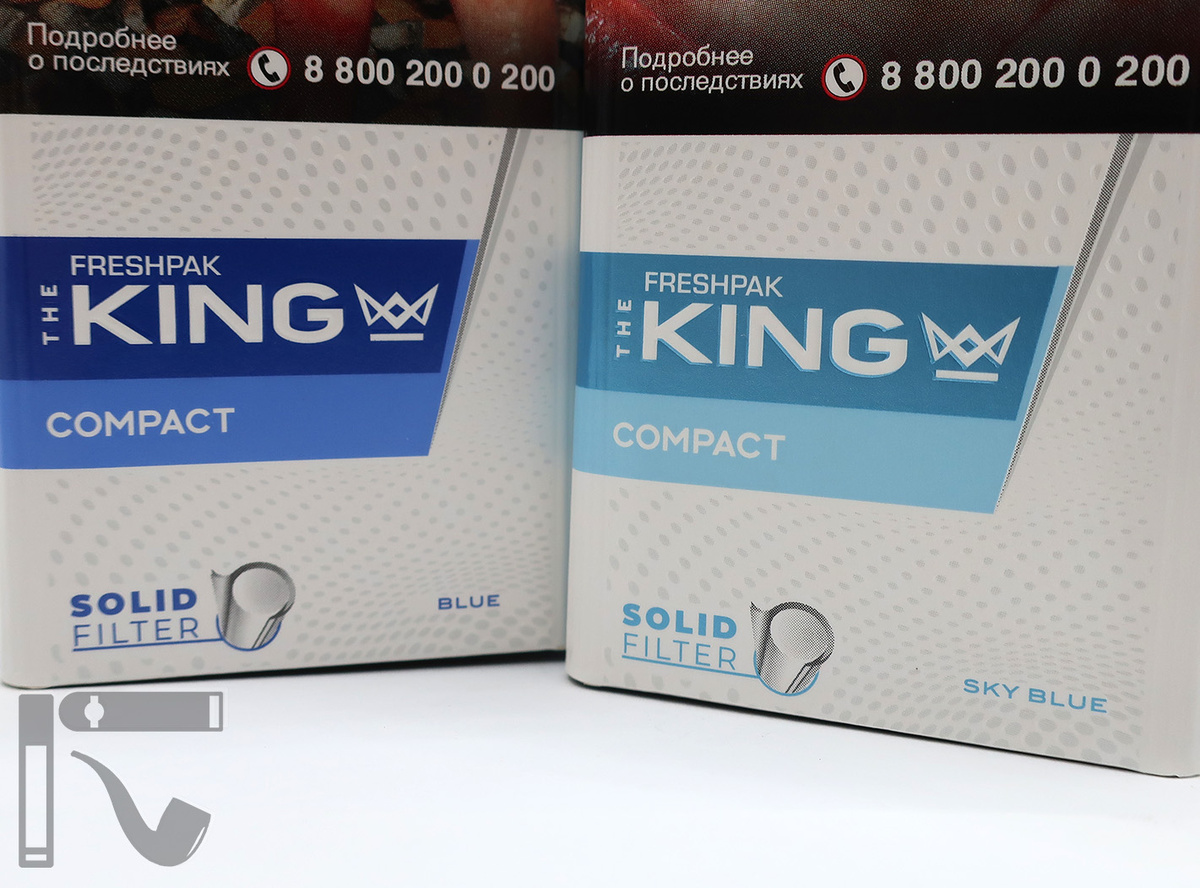 Сигареты The King Compact. Фото: © канал "Уголок Курильщика"