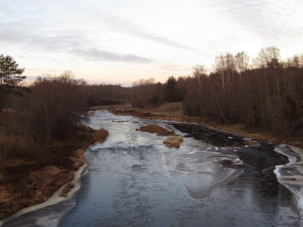 Пример запретки тех времён. Участок реки Салаца, Латв.ССР. Фото из Интернет.