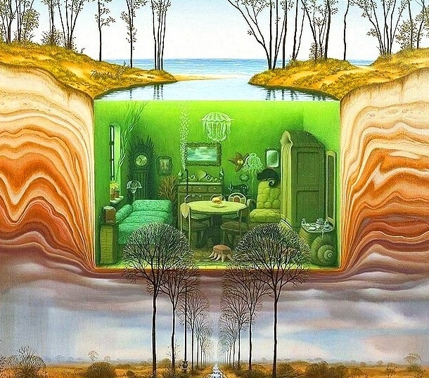 Аквариум. 2007 год. Художник Яцек Йерка