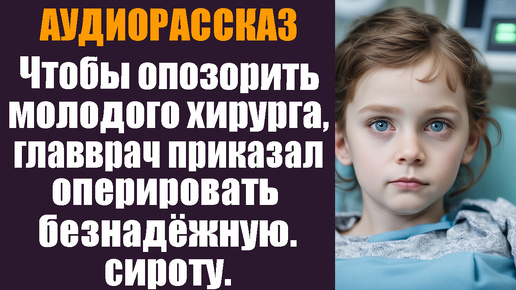 Чтобы опозорить молодого хирурга, главврач приказал оперировать безнадёжную сироту.