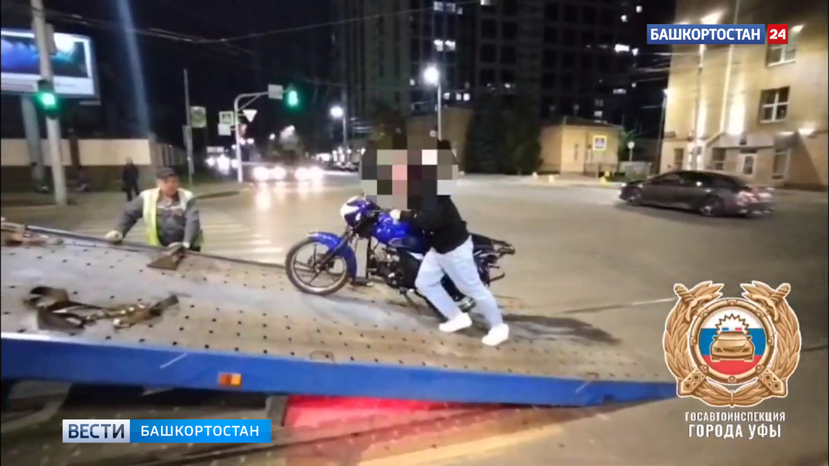    В Уфе поймали двух несовершеннолетних за рулем мототранспорта
