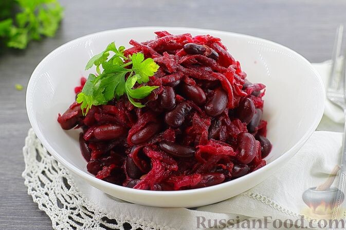 свекла, фасоль, чеснок, сливки, масло растительное, соль, перец чёрный молотый