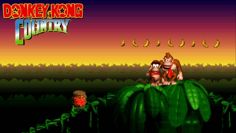 Главные персонажи Donkey и Diddy Конги