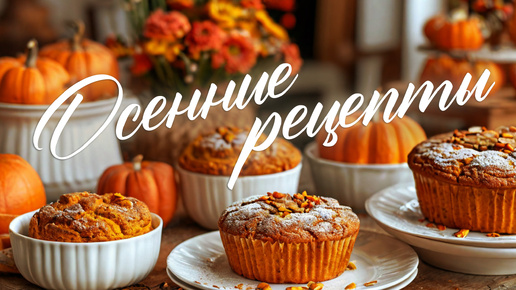 ОСЕННИЕ РЕЦЕПТЫ 🍂Тыквенная запеканка 🥮Нежнейшее тыквенное суфле 🍁 Пышные морковные маффины 🥧