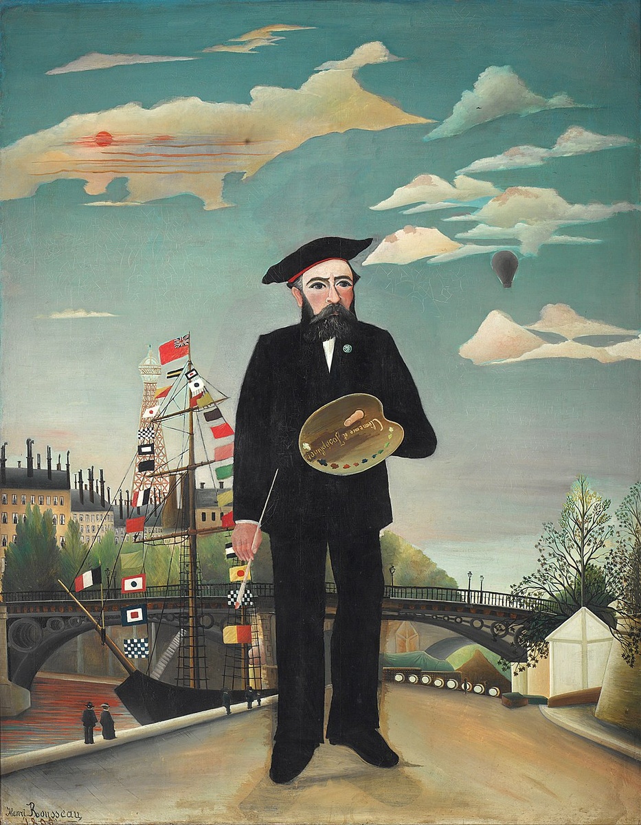 "Портрет-пейзаж", 1889-1890 гг., Национальная галерея в Праге