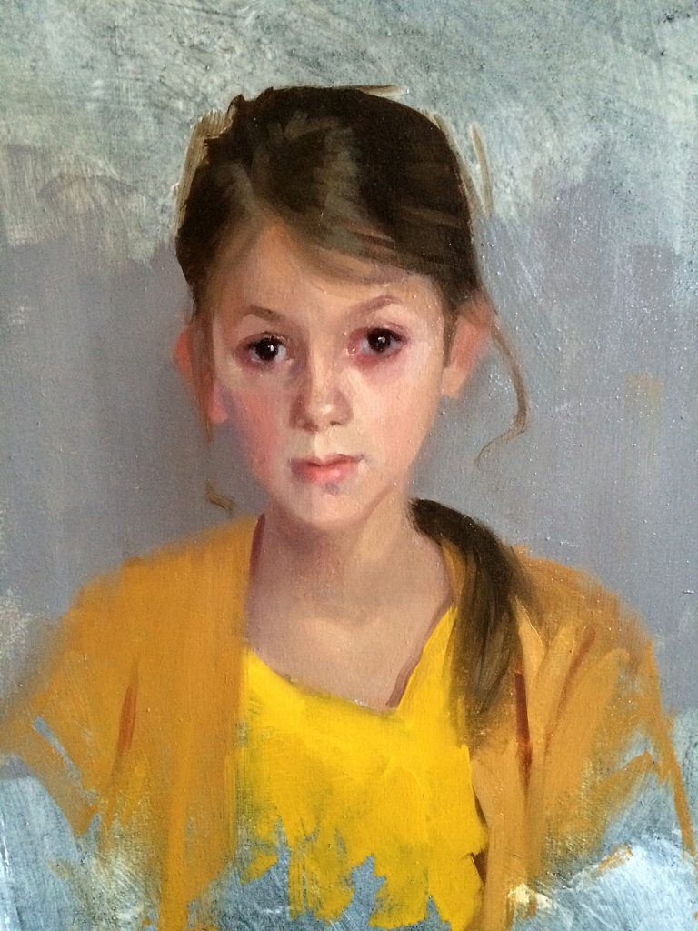 Aglae. 50x40cm. oil on linen