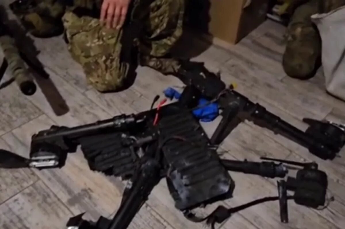    Расчёт спецназа «Ахмат» сбил под Суджей украинский беспилотник «Баба-Яга»