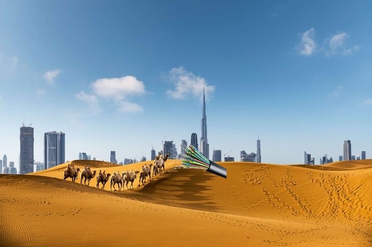 Примерно так идут интернет пакеты в Дубай