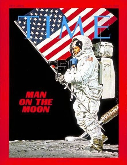 Обложка журнала Time за июль 1969. Источник: https://naukateh.ru/kosmos/5279-kosmicheskie-oblozhki-zhurnala-time.html