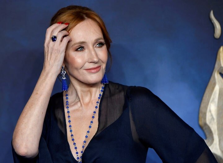 Writer J.K. Rowling attends the British premiere of 'Fantastic Beasts: The Crimes of Grindelwald' movie in London, Britain, November 13, 2018. REUTERS/Toby Melville/File Photo 