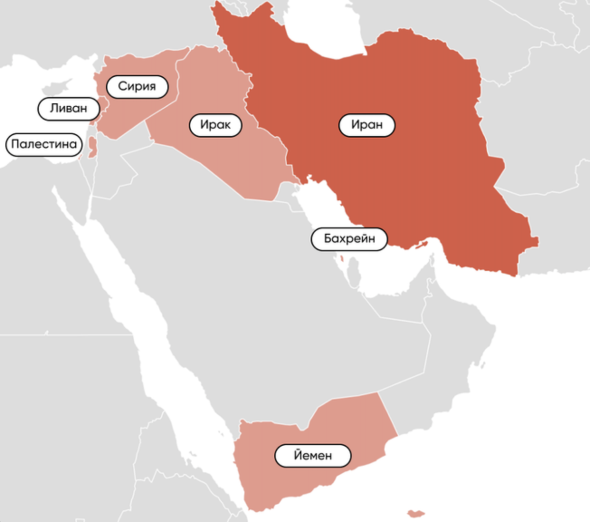 Иранская "ось влияния"
