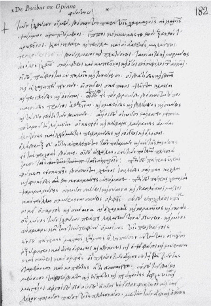 Фрагмент рукописи Matritensis 4616, f. 182r.