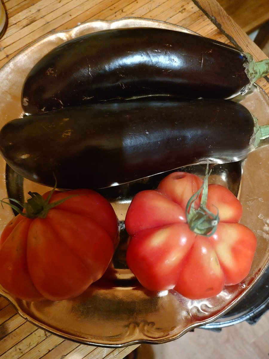 Баклажаны и помидоры, больше ничего