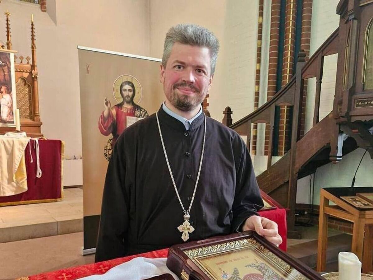    Священник канонической Украинской православной церкви Иоанн Полищук© Фото : Союз православных журналистов