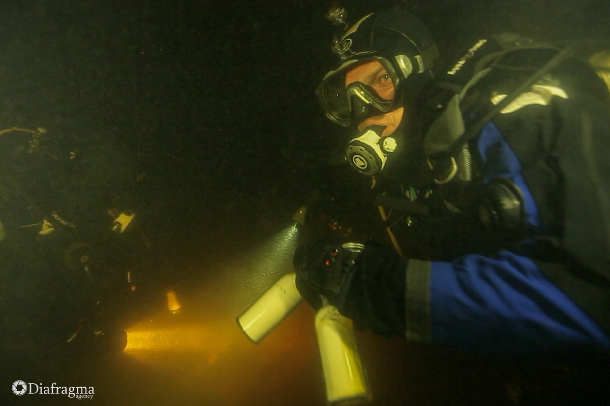 Бутылки с молоком найденные в помещениях затонувшего парохода Valamon Luostari