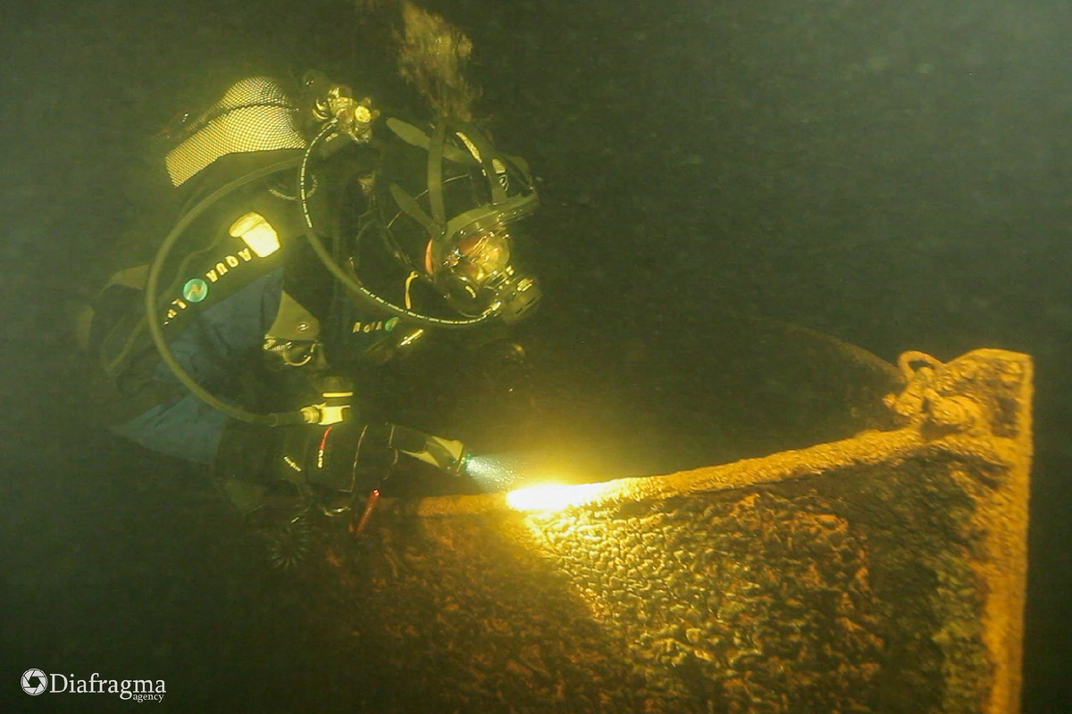 Затонувший пароход «Valamon Luostari» 