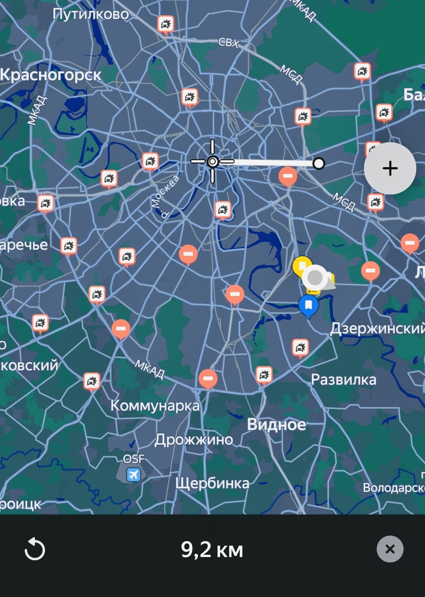 Расстояние от района до центра. Яндекс карты