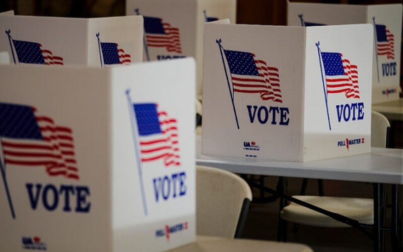 Выборы в США. Фото: AP Photo/Matt Rourke. Фотография взята из открытых источников.  📷
