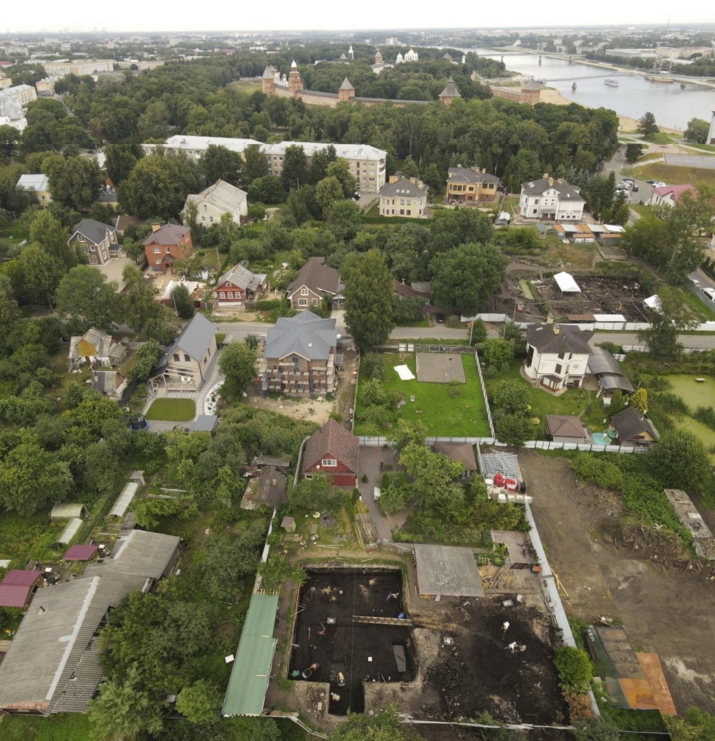 Воздвиженский раскоп в Великом Новгороде. Фото Института археологии РАН