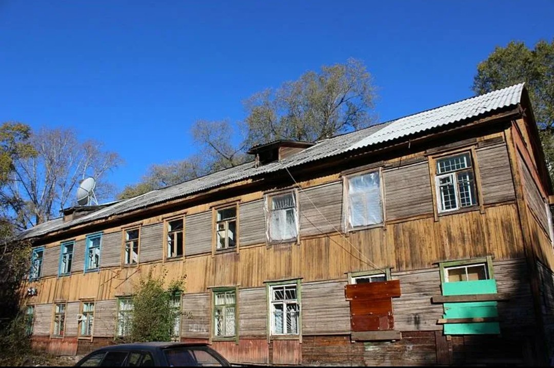 Барак в городе Биробиджане, из интернета.