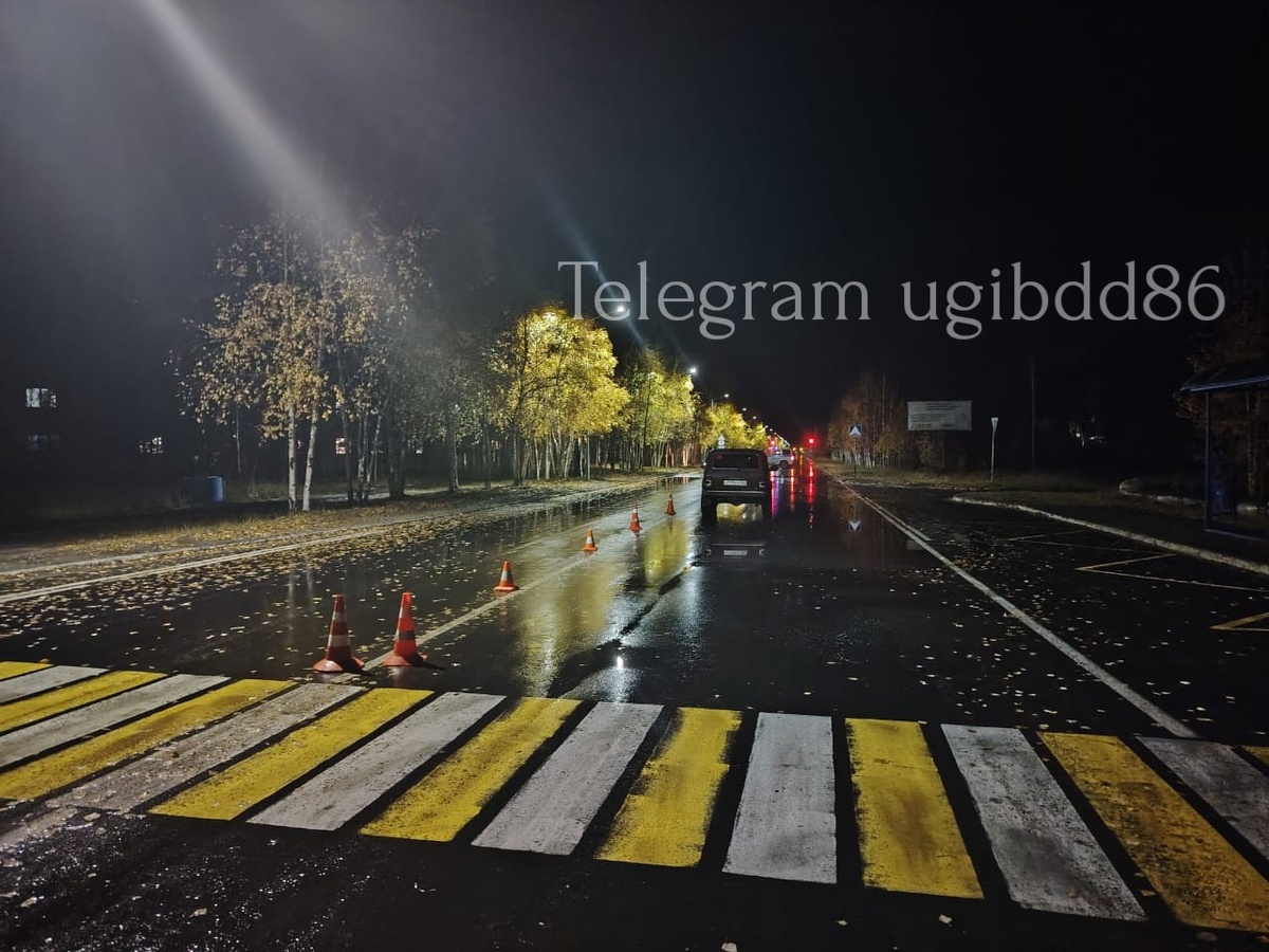    В Лянторе двое детей попали под машину на пешеходном переходе