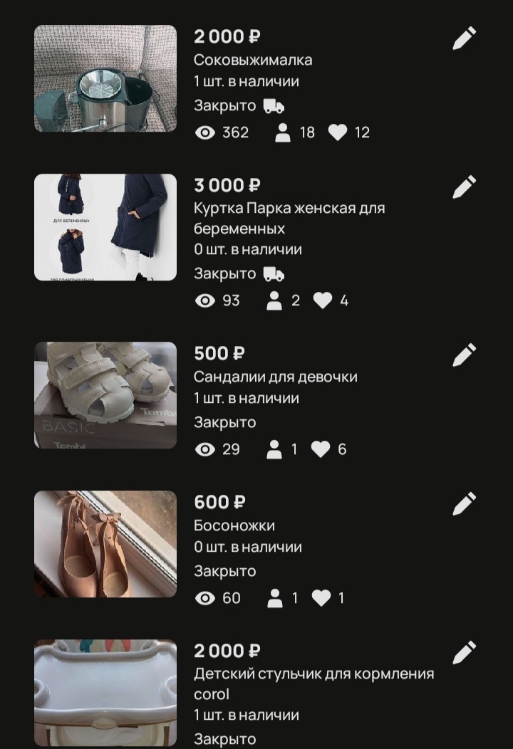 Детский стульчик уже давно продала