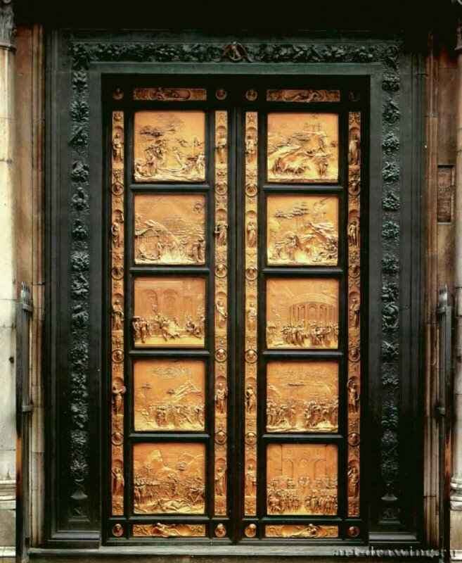 "Врата рая". Восточные врата. Флоренция. Баптистерий